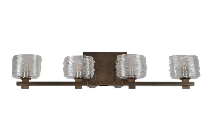 Kalco Clearwater 312134VBZ Bath Vanity Light 29 in. wide - Vintage Bronze