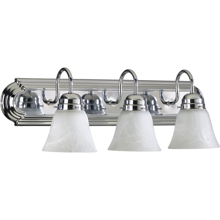 Quorum 5094 Vanities 5094-3-114 Bath Vanity Light 24 in. wide - Chrome