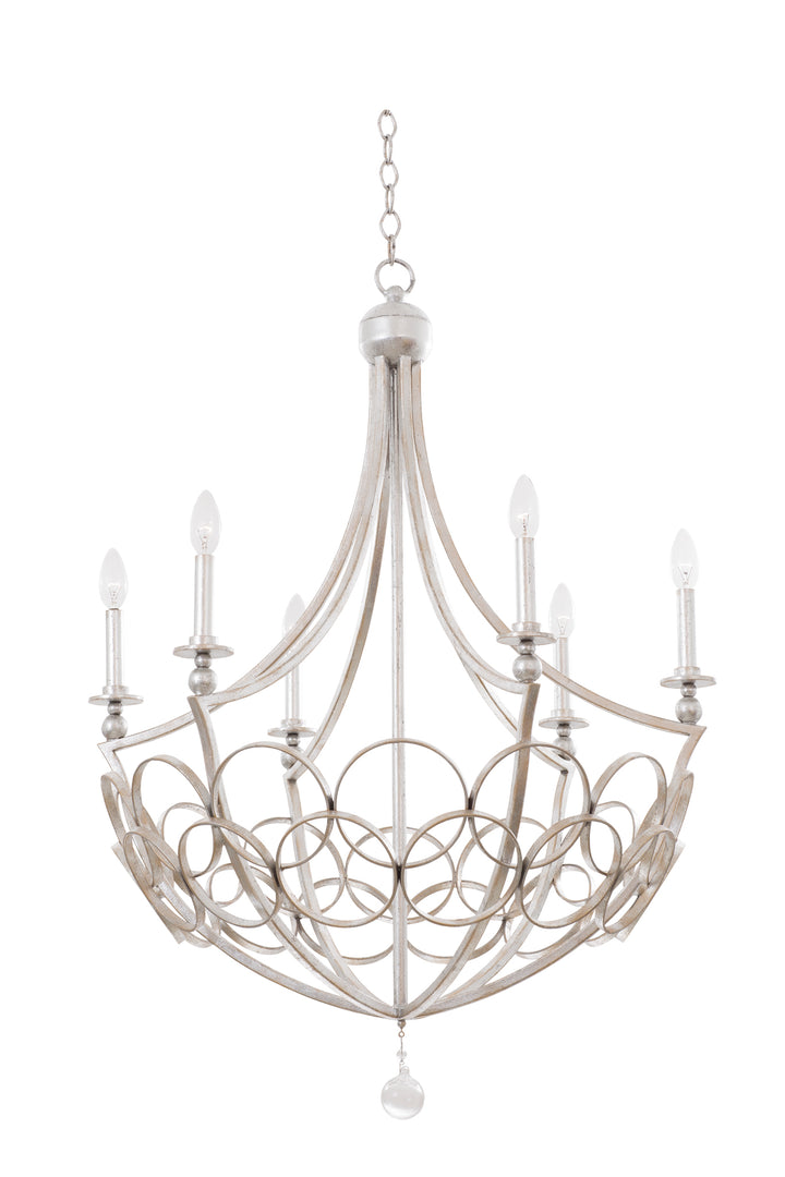 Kalco Loveland 501771GSL Chandelier Light - Gold Silver Leaf