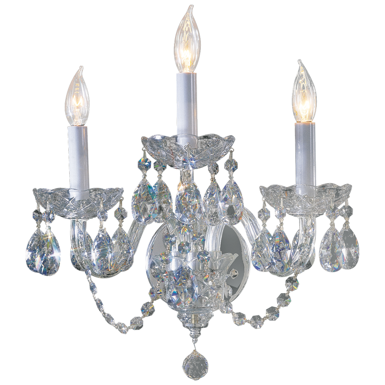 Quorum Bohemian Katerina 631-3-514 Wall Sconce Light - Chrome