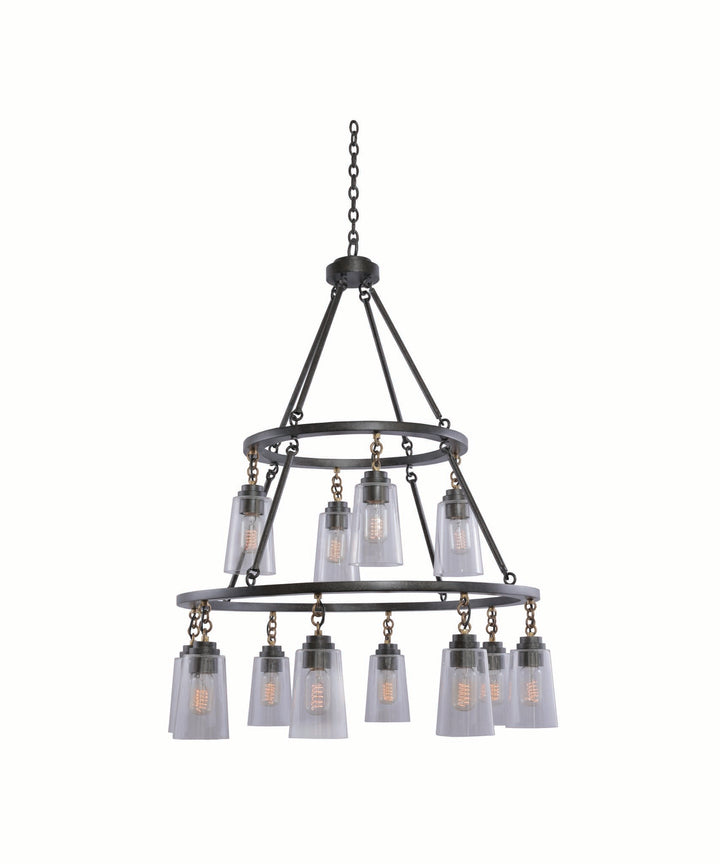 Kalco Dillon 504953MI Chandelier Light - Milled Iron