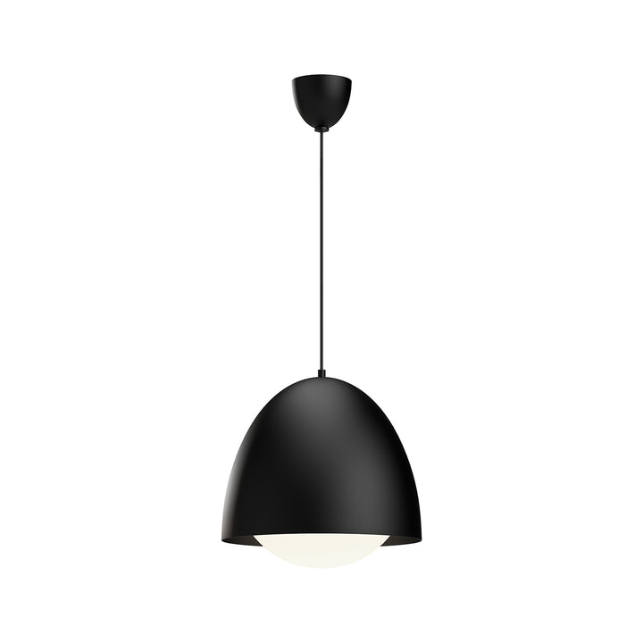 Alora Mood kenji PD529116MBOP Pendant Light - Matte Black/Opal Matte Glass