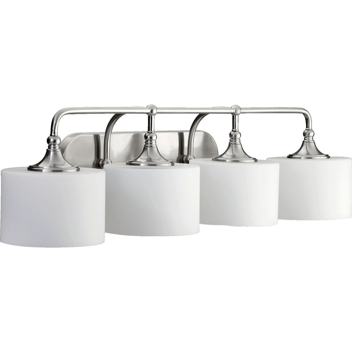 Quorum Rockwood 5090-4-65 Bath Vanity Light 36 in. wide - Satin Nickel