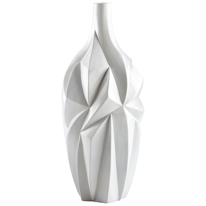 Cyan 05001 Vases & Planters - Gloss White Glaze