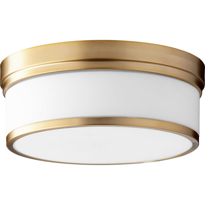 Quorum Celeste 3509-14-80 Ceiling Light - Aged Brass