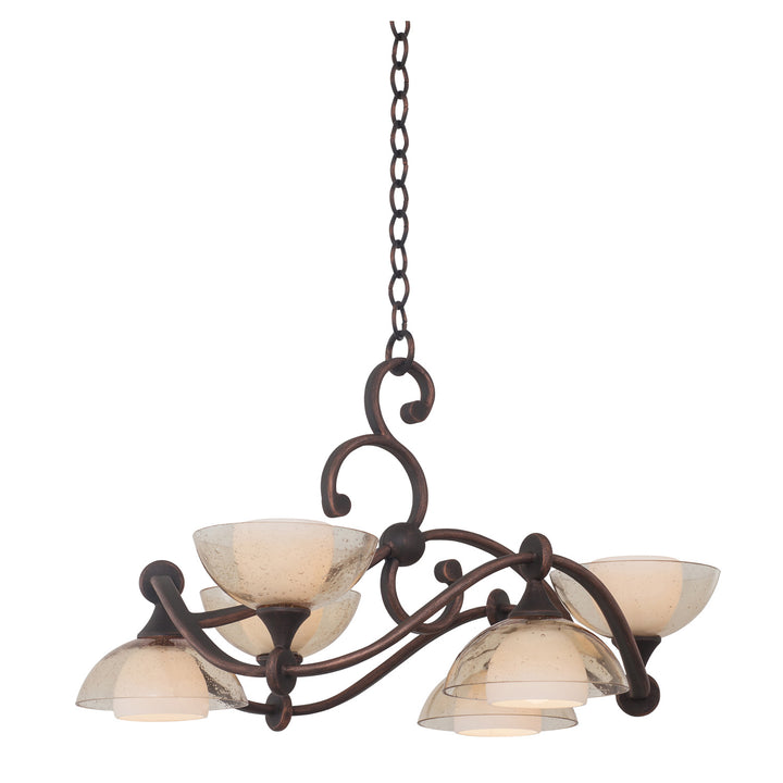 Kalco Arroyo 6496AC Chandelier Light - Antique Copper