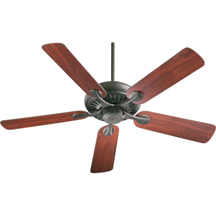 Quorum Pinnacle 91525-95 Ceiling Fan 52 in. - Old World, Rosewood/Walnut