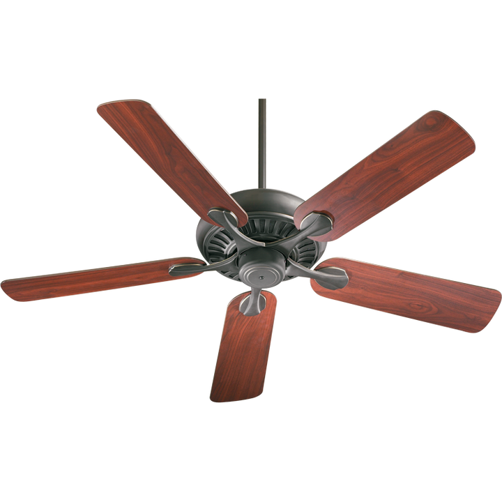 Quorum Pinnacle 91525-95 Ceiling Fan 52 in. - Old World, Rosewood/Walnut