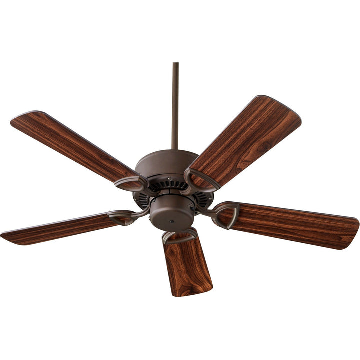 Quorum Estate 43425-86 Ceiling Fan 42 in. - Oiled Bronze, Oiled Bronze/Walnut