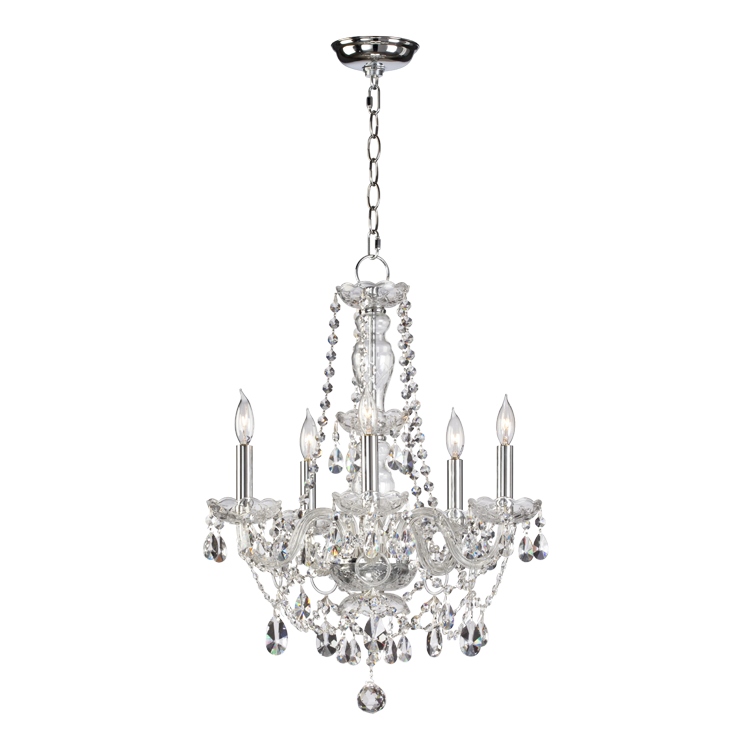 Quorum Bohemian Katerina 630-5-514 Chandelier Light - Chrome