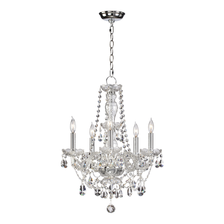 Quorum Bohemian Katerina 630-5-514 Chandelier Light - Chrome