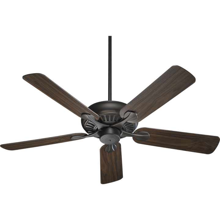 Quorum Pinnacle 91525-86 Ceiling Fan 52 in. - Oiled Bronze, Oiled Bronze/Walnut