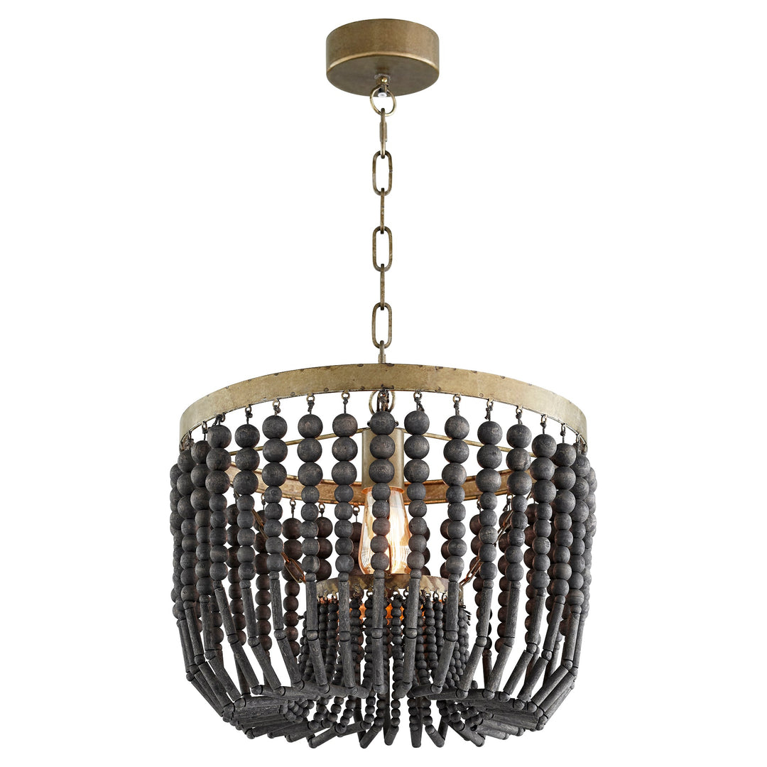 Cyan Design Fluted Bell 11247 Chandelier Light - Tinted Raw Iron