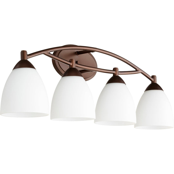 Quorum Barkley 5069-4-86 Bath Vanity Light 29 in. wide - Oiled Bronze