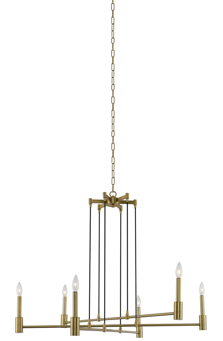 Kalco Kingston 509871WB Chandelier Light - Winter Brass