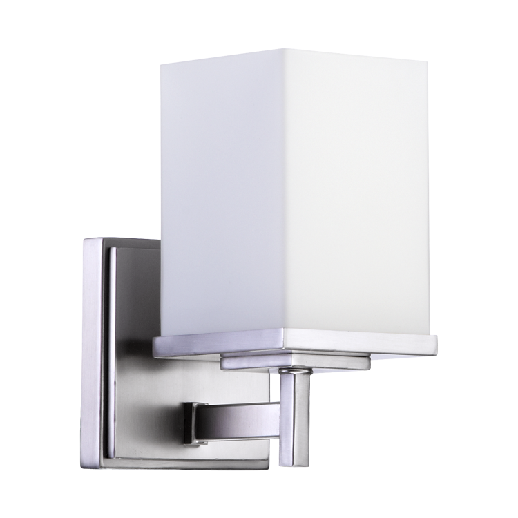Quorum Delta 5484-1-65 Wall Sconce Light - Satin Nickel