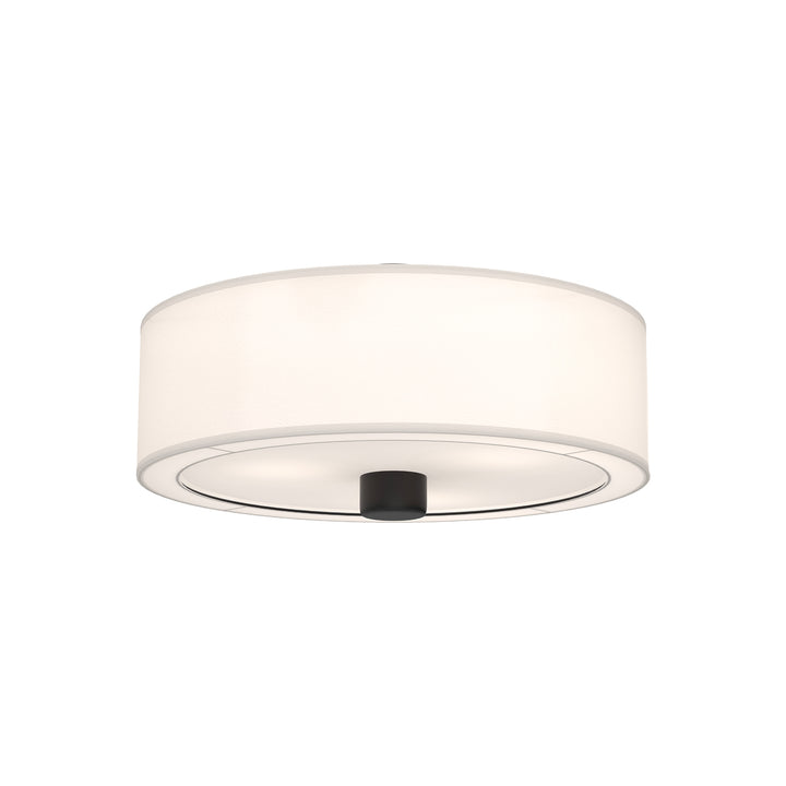 Alora Mood theo FM547924MBWL Ceiling Light - Matte Black/White Linen