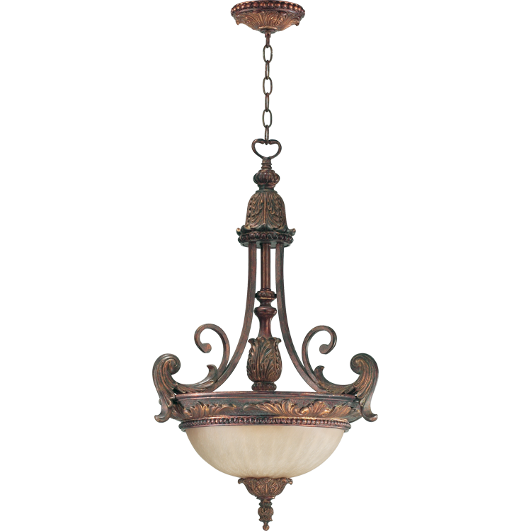 Quorum Madeleine 8230-3-88 Pendant Light - Corsican Gold