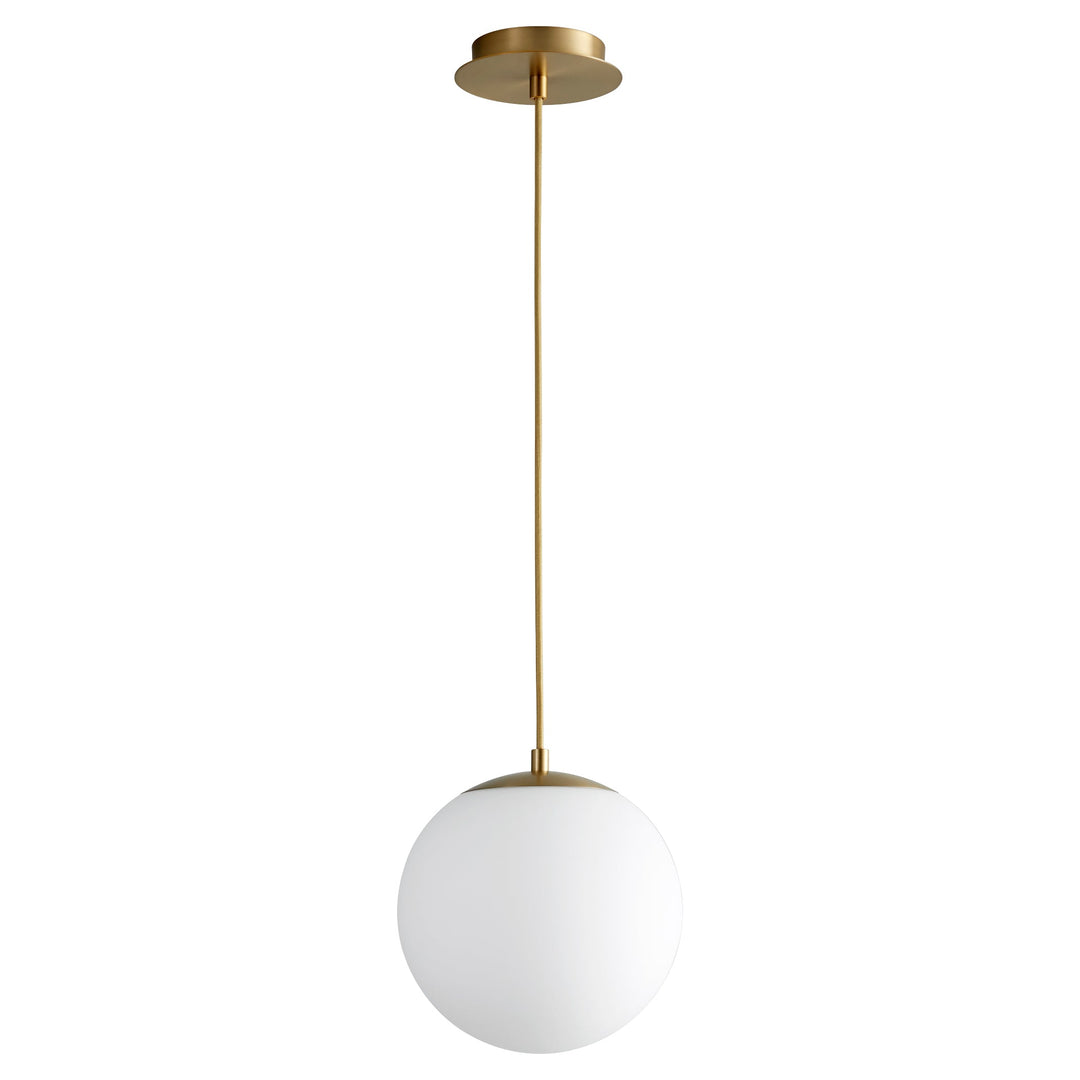 Oxygen Luna 3-672-40 Pendant Light - Aged Brass
