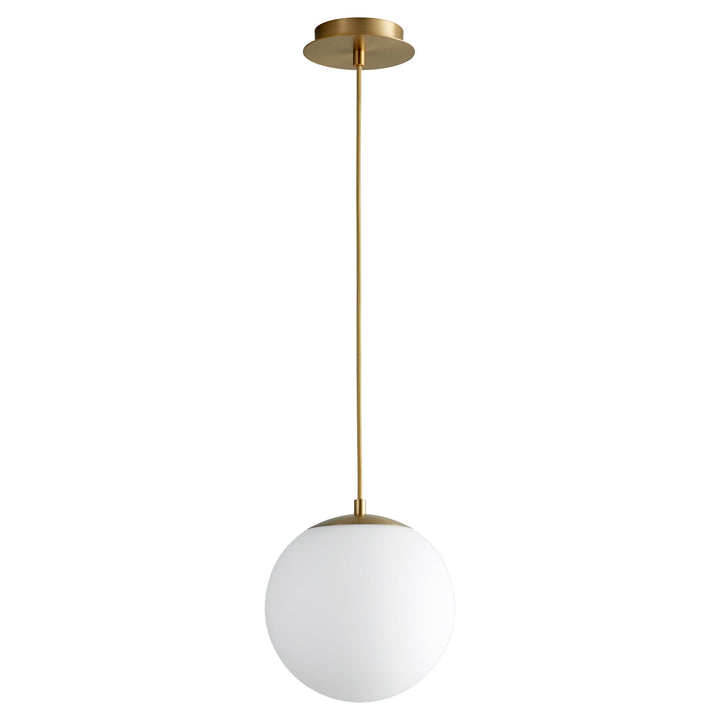Oxygen Luna 3-672-40 Pendant Light - Aged Brass