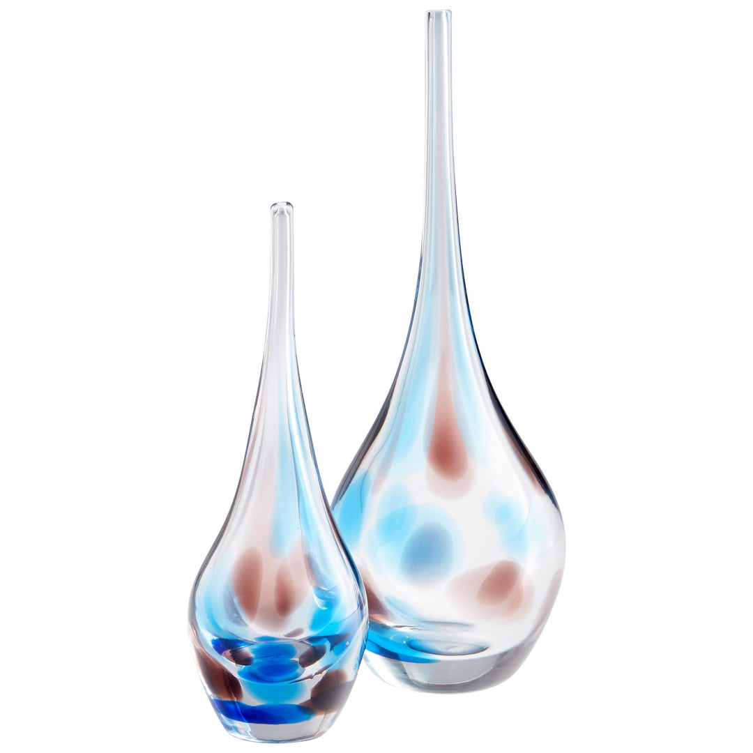 Cyan 10337 Vases & Planters - Amber And Blue