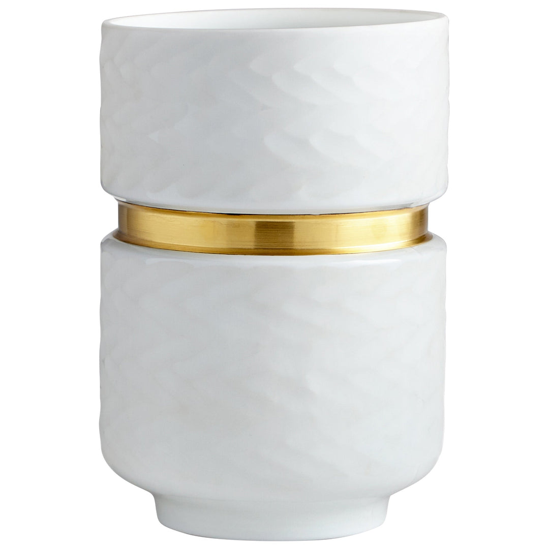 Cyan 07329 Vases & Planters - White