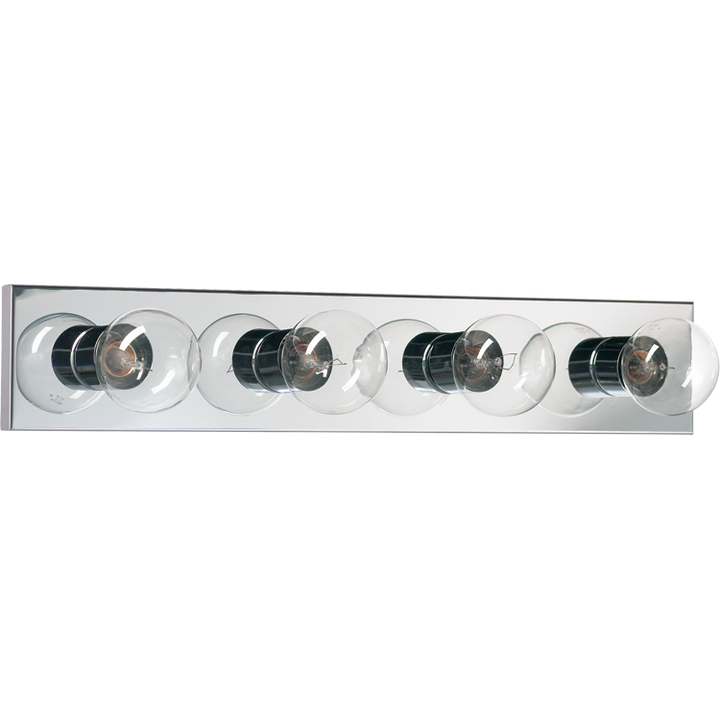 Quorum 5016-4-14 Utility Light - Chrome