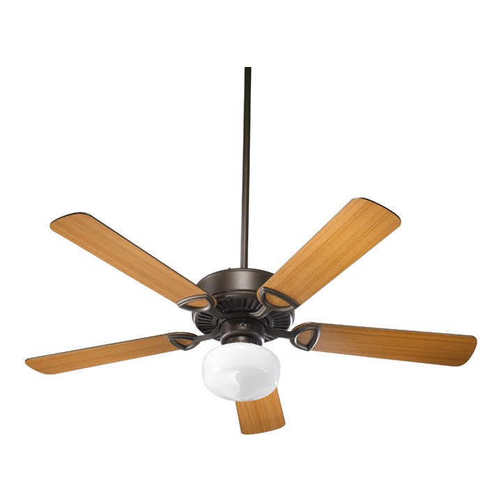 Quorum ESTATE 43525-86 Ceiling Fan 52 in. - Oiled Bronze, Oiled Bronze/Walnut