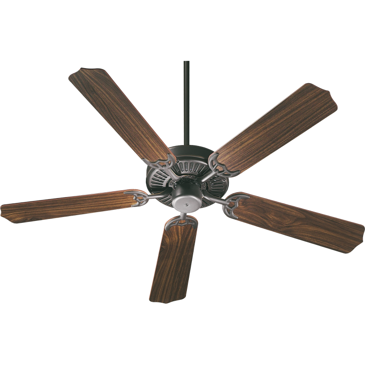 Quorum Capri I 77525-95 Ceiling Fan 52 in. - Old World, Rosewood/Walnut