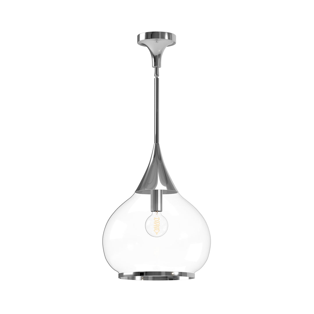 Alora Mood hazel PD524214CHCL Pendant Light - Chrome/Clear Glass