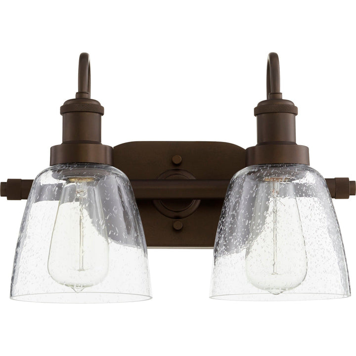 Quorum 508 Vanities 508-2-86 Bath Vanity Light 18 in. wide - Oiled Bronze