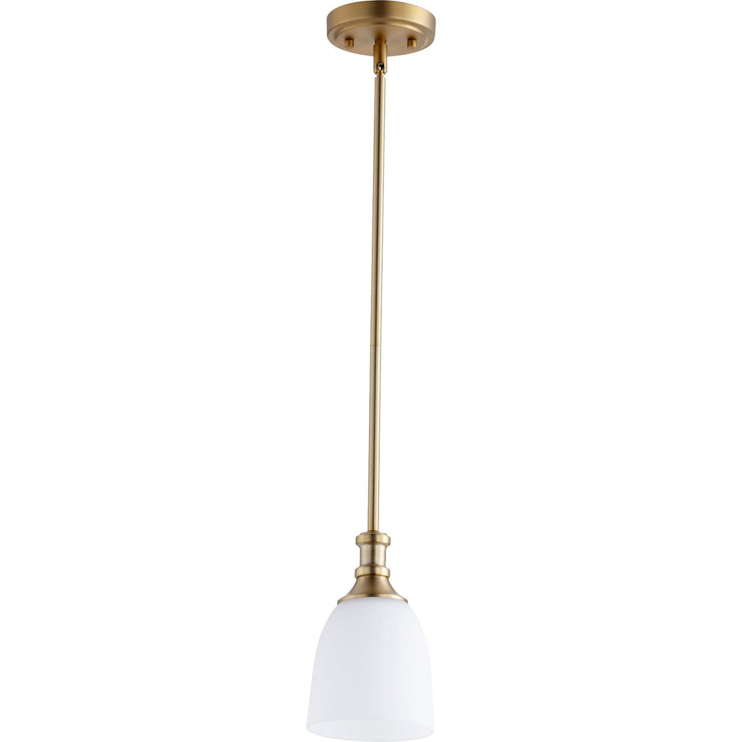 Quorum Richmond 3811-80 Pendant Light - Aged Brass