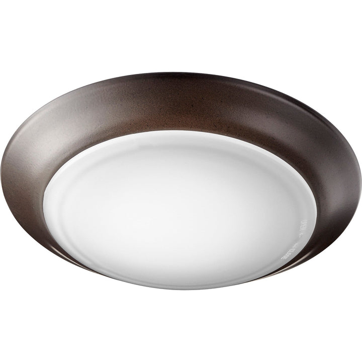 Quorum LED Wet Ceiling Mounts 905-7-86 Ceiling Light - Oiled Bronze, Satin Nickel/Walnut/