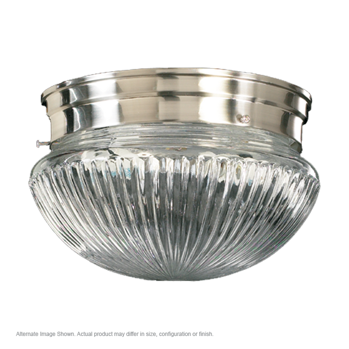 Quorum 3012 Ribbed Mushrooms 3012-6-65 Ceiling Light - Satin Nickel