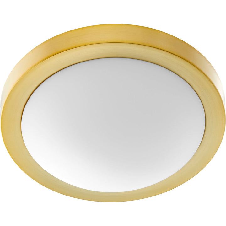 Quorum 3505 Contempo Ceiling Mounts 3505-13-80 Ceiling Light - Aged Brass