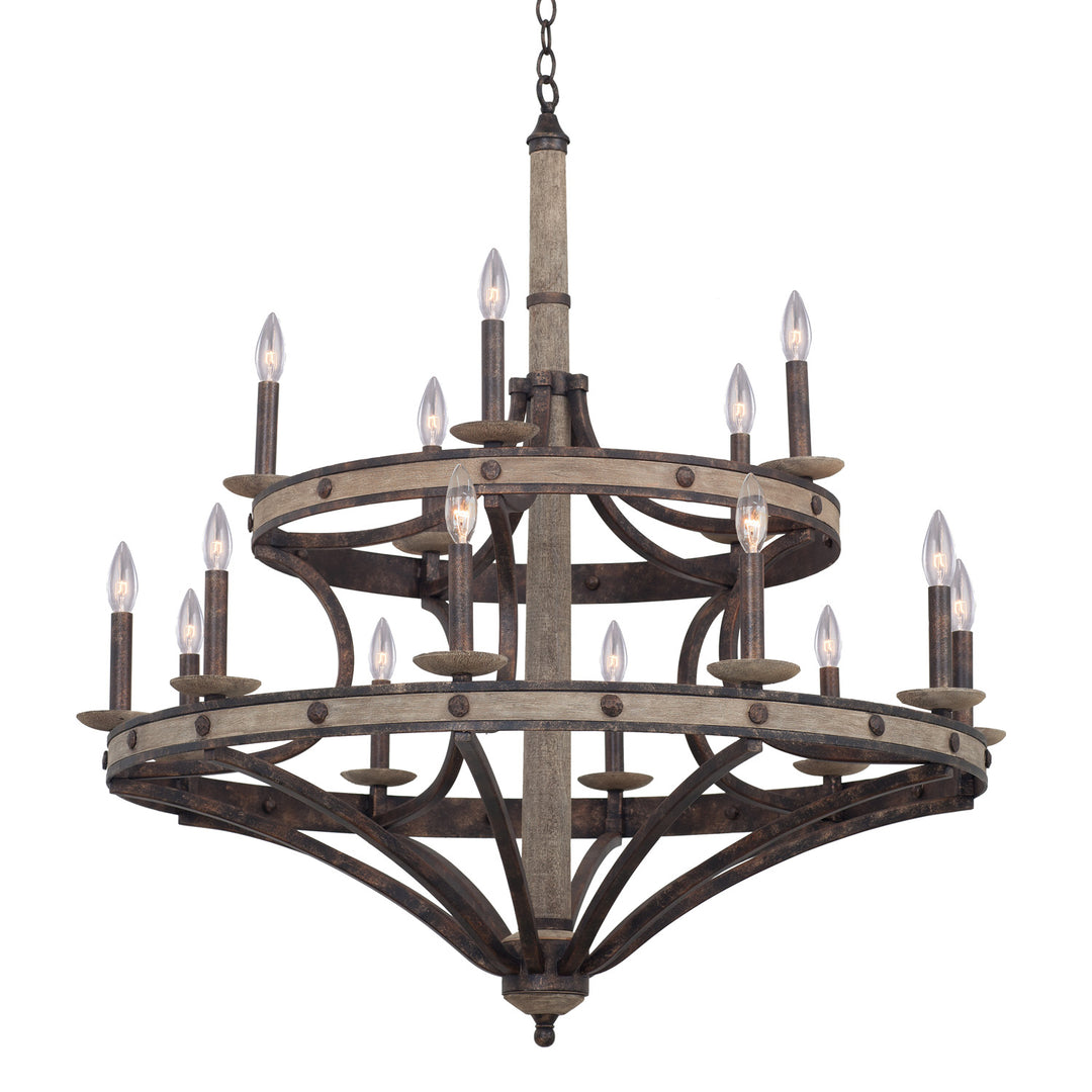 Kalco Coronado 7040FG Chandelier Light - Florence Gold