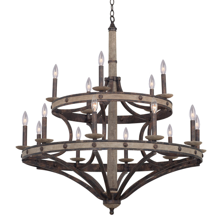 Kalco Coronado 7040FG Chandelier Light - Florence Gold