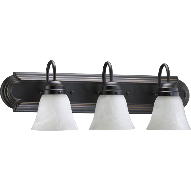 Quorum 5094 Vanities 5094-3-195 Bath Vanity Light 24 in. wide - Old World