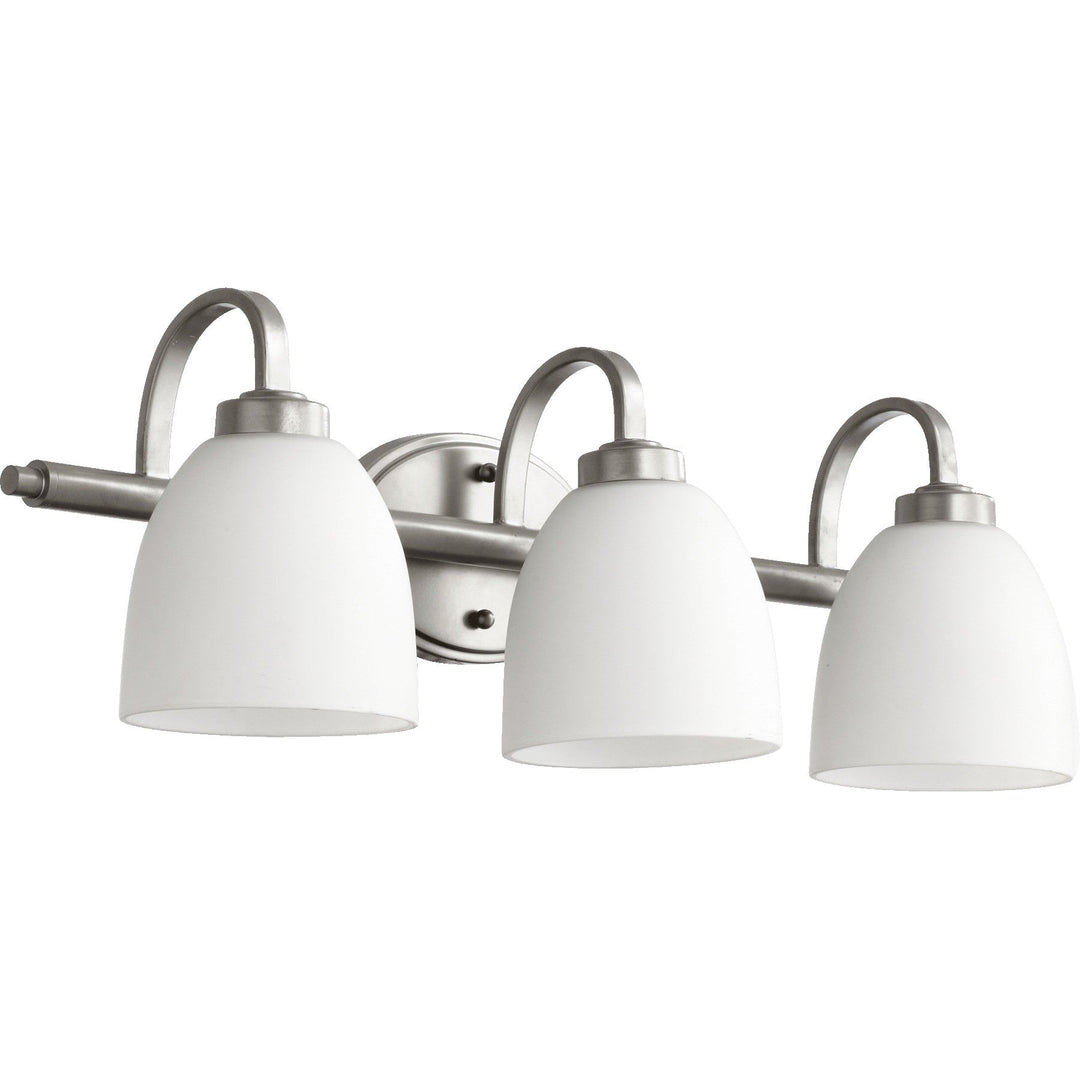 Quorum Reyes 5060-3-64 Bath Vanity Light 25 in. wide - Classic Nickel