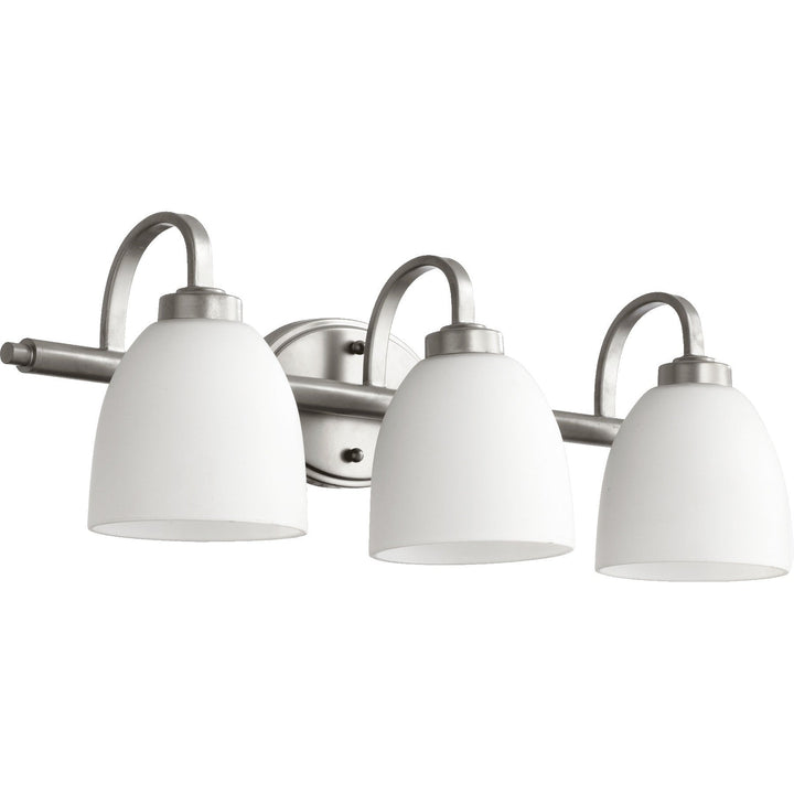 Quorum Reyes 5060-3-64 Bath Vanity Light 25 in. wide - Classic Nickel