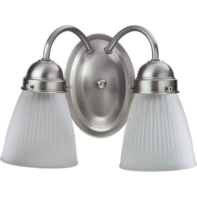 Quorum 5403 Series 5403-2-165 Wall Sconce Light - Satin Nickel