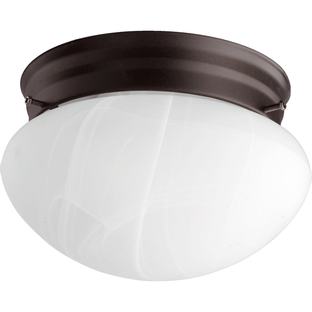 Quorum 3021 Faux Alabaster Mushrooms 3021-6-86 Ceiling Light - Oiled Bronze