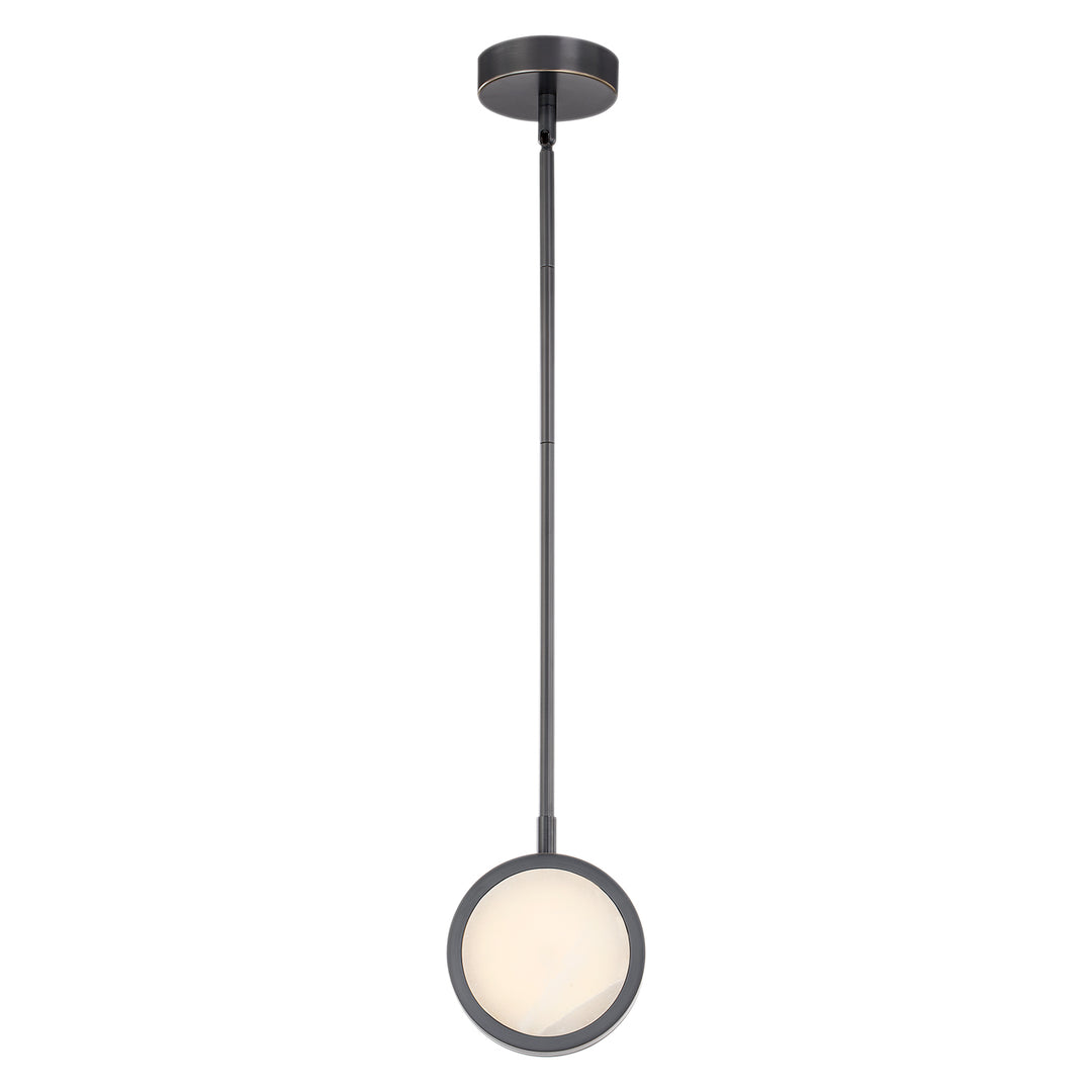 Alora blanco PD325106UBAR Pendant Light - Urban Bronze/Alabaster