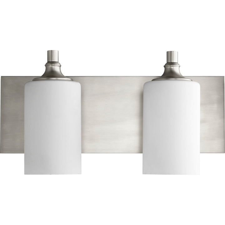 Quorum Celeste 5009-2-65 Bath Vanity Light 17 in. wide - Satin Nickel