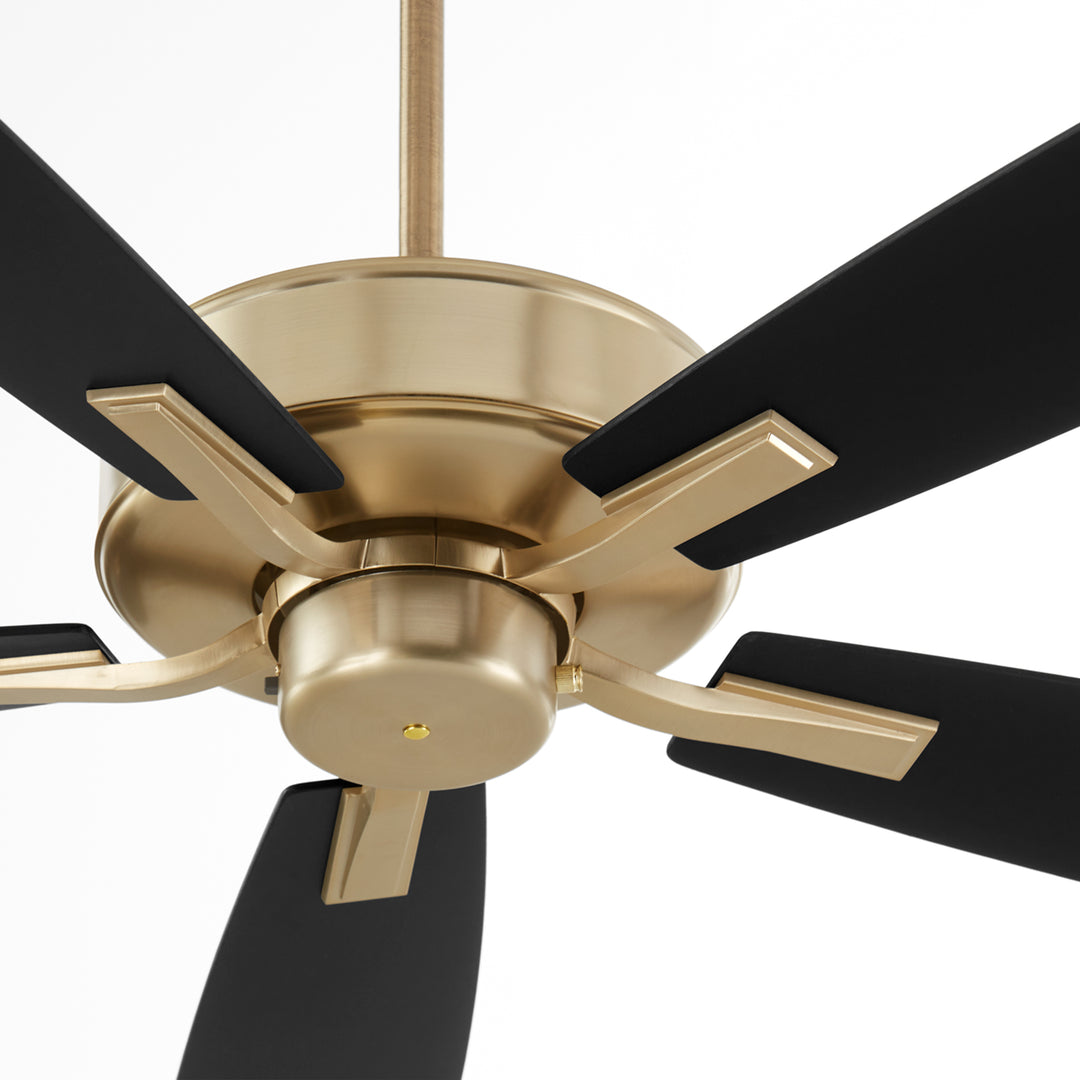 Quorum 4525-80-QUORUM1 Ceiling Fan 52 in. - Aged Brass,