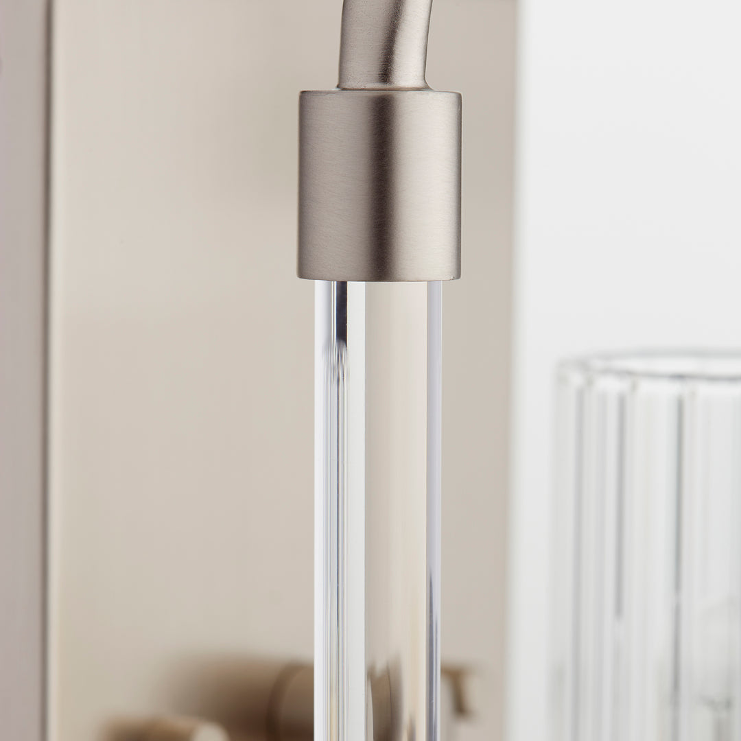 Quorum Citadel 5163-1-65 Wall Sconce Light - Satin Nickel
