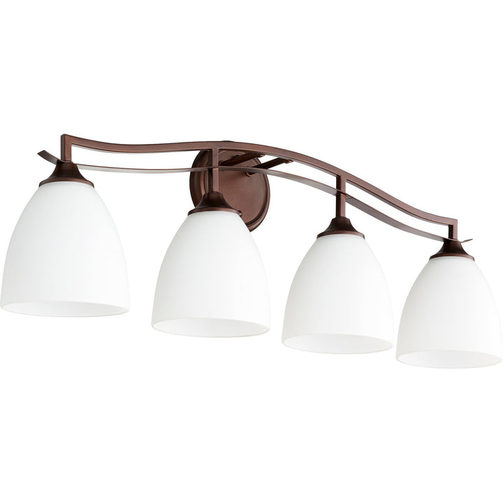 Quorum Jardin 5027-4-86 Bath Vanity Light 30 in. wide - Oiled Bronze