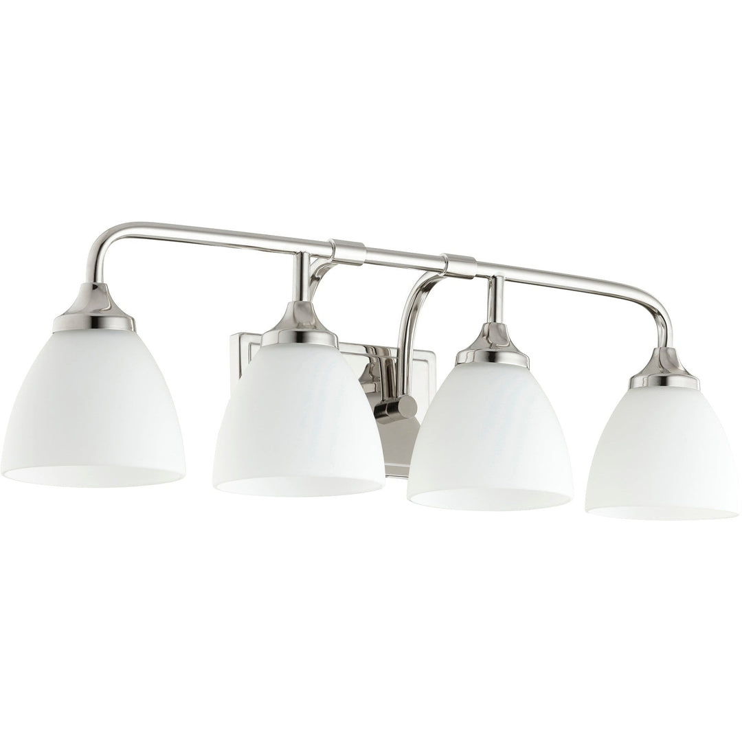 Quorum Enclave 5059-4-62 Bath Vanity Light 27 in. wide - Polished Nickel