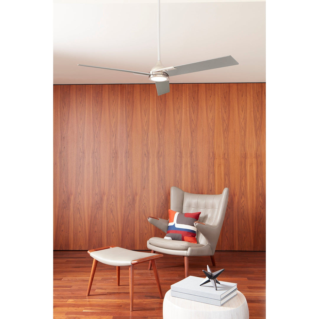 Oxygen 3-103-20 Coda 56 in. Ceiling Fan Polished Nickel