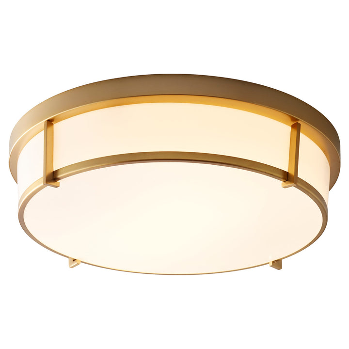 Oxygen Io 3-689-40-EM Ceiling Light - Aged Brass